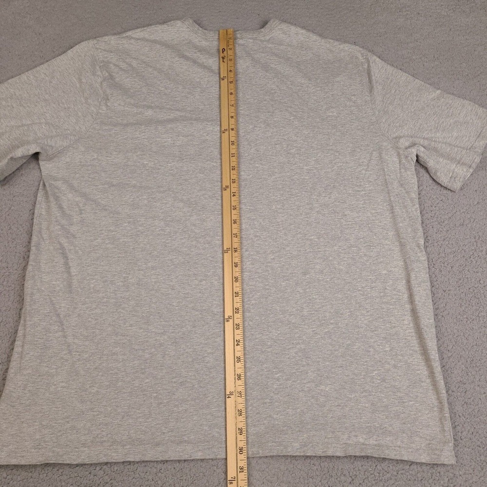 Champion T-Shirt Mens 3XL Gray Embroidered Script Logo Short Sleeve - Picture 10 of 11